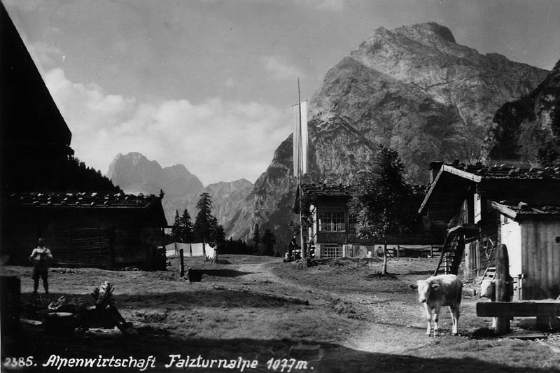 Falzturn Alpe im Karwendelgebirge am Achensee