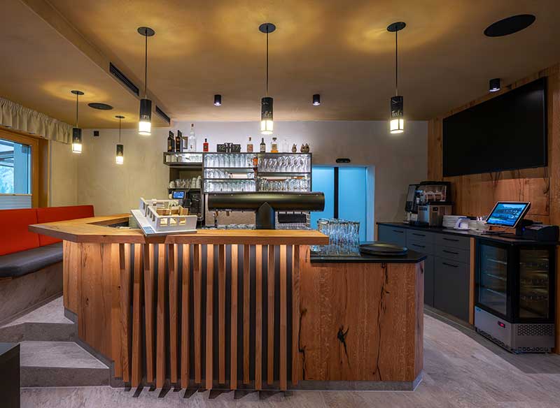 Bar im Restaurant für Veranstaltungen