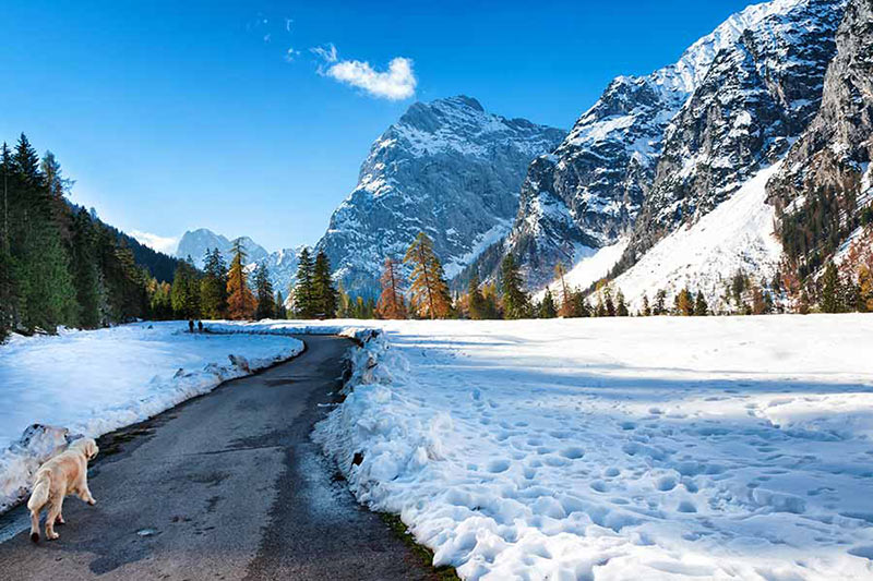 Winter im Karwendelgebirge